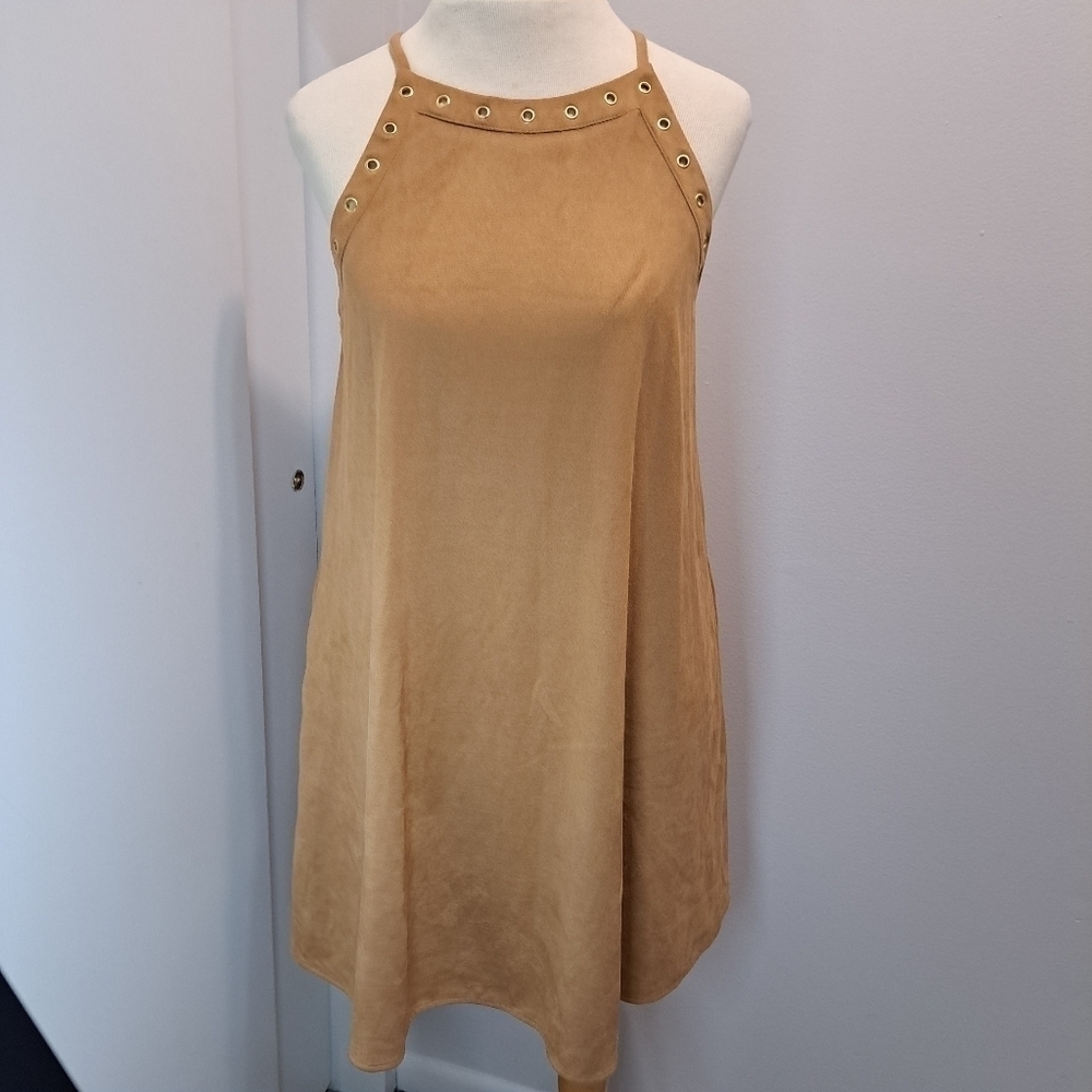 GB Gianni Bini Faux Suede Look Dress Size S